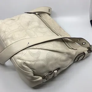 COACH White C Dotted Design Leather Crossbody Bag thumbnail 2