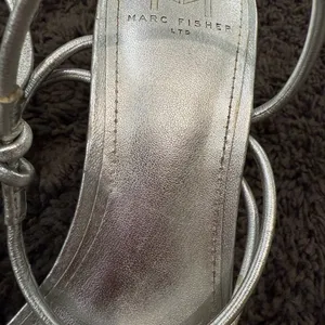 Marc Fisher Silver‎ Strappy Heels thumbnail 6