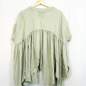 Free People Sugar Rush Babydoll Asymmetrical Hem Short Sleeve Top thumbnail 8