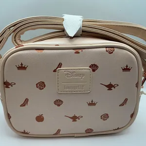 Loungefly Cream and Brown Princess Crossbody Bag thumbnail 2
