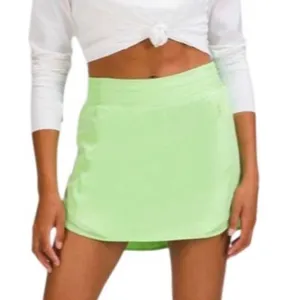 Lululemon Hotty Hot High-Rise Skirt Scream Green Light Size 4 skort thumbnail 8