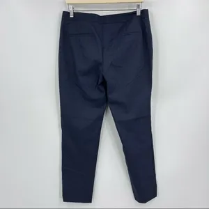 Zara Basic Women's Size 6 Career Office Navy Trouser Pants Polyester‎ Blend thumbnail 2