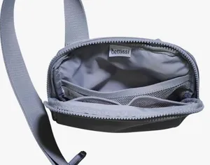 Stylish Gray/Blue Belt Bag Gray thumbnail 14