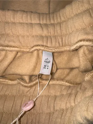 Oh Polly Beige Cropped Sweatshirt & Drawstring Joggers Set thumbnail 8
