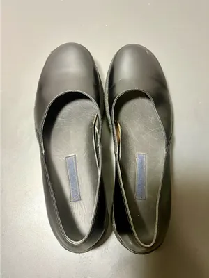EMPORIO ARMANI Vintage 90s/00s Leather Sporty Ballet Flats thumbnail 6