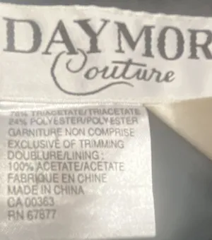 Daymor Couture Evening Gown Black Embellished Maxi Dress thumbnail 9