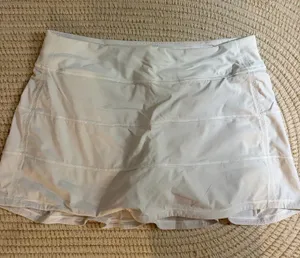 White lululemon skirt thumbnail 1