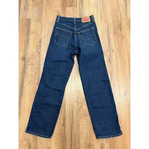 Levi's‎ Ribcage Straight Ankle Jeans 24 High Rise Distressed Dark Wash thumbnail 4