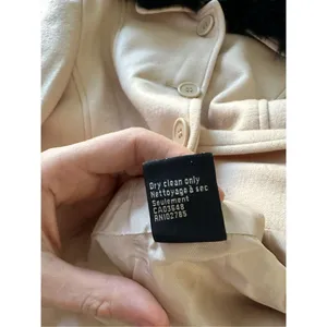 NWT Sandra Angelozzi "Nude" Jacket Size 40 80%wool 20% acrylic A Size M thumbnail 10