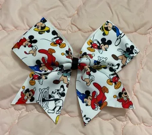 Disney Many faces Of Mickey hair Bow thumbnail 1