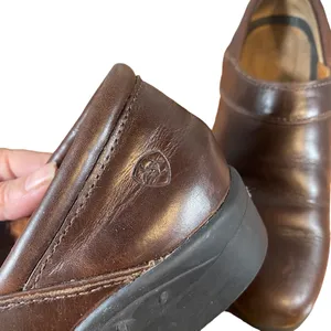 Ariat Women’s Brown Leather Slip-On Classic Loafers Size 6.5 thumbnail 8