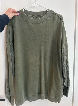 Aerie Oversized Crewneck thumbnail 1