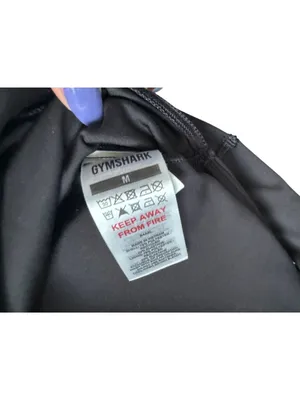 GYMSHARK Womens Black Sports Bra Size Medium thumbnail 4