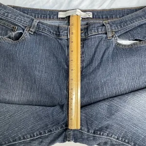 Venezia Vintage Flare Jeans Dark Wash High Rise Plus Size 20P thumbnail 16