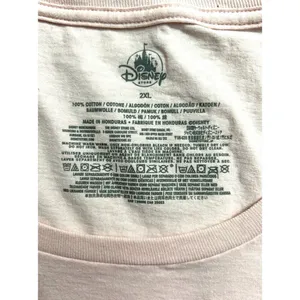 Disney 2XL Pink‎ Mickey Minnie Graphic Tee Cotton True Love Top Barbiecore Retro thumbnail 6