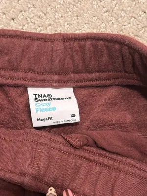 Aritzia TNA Cozy Fleece Sweatpants thumbnail 2