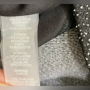 NEW KARL LAGERFELD Paris BLACK SHIFT DRESS - SIZE 12 thumbnail 8