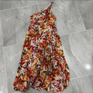 Petal & Pup Women’s Marietta Dress Size 10 Orange Floral thumbnail 2