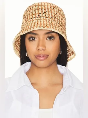 Loeffler Randall Jocelyn Raffia Bucket Hat thumbnail 9