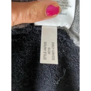 Madewell Kent Cardigan Coziest Yarn Colorblock Merino Alpaca Wool Sweater XS NEW thumbnail 9