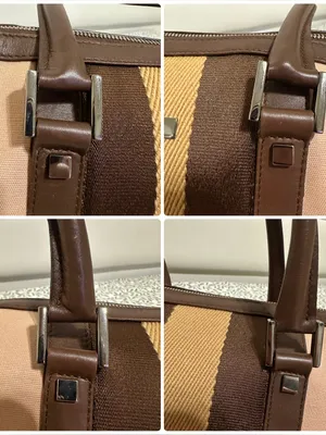 Gucci Boston Canvas Handbag thumbnail 9