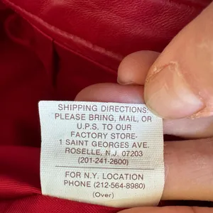 Vintage Red Leather Pencil Skirt thumbnail 5