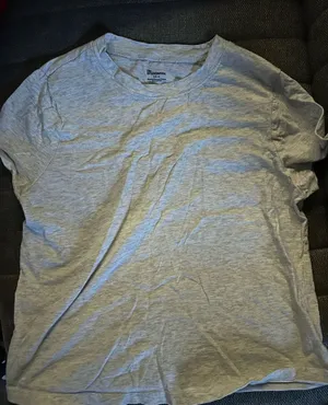 No Boundaries Grey Cropped Tee thumbnail 1