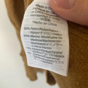 J. CREW Women's Brown Turtleneck sweater M AF023 Merino Wool Alpaca Blend Preppy thumbnail 8