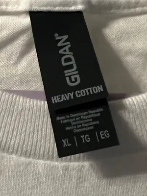 Gildan White Halloween Ghost Bow Tie 100% Cotton T-Shirt Size XL-POD thumbnail 5
