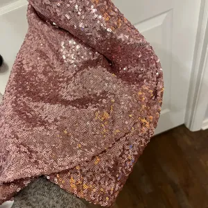 NWT ONE‎ AND ONLY COLLECTIVE lined sequin detail mini dress in blush thumbnail 6