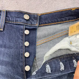 Levi's Ribcage Straight Ankle Super High‎ Rise Jeans Distressed Denim Womens 26 thumbnail 5
