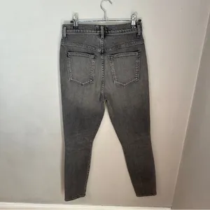 AGOLDE Pinch Waist Skinny Jeans 26 Interlude Black Grey thumbnail 4