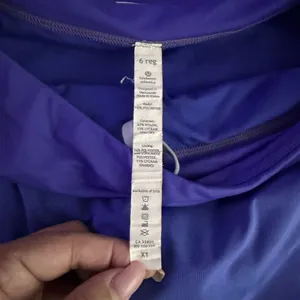 Lululemon Women's Run Skirt Size 6 Blue Pleated‎ Back Hidden Zipper Pocket thumbnail 7