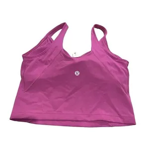 Lululemon Womens 6 Lululemon Align Tank Crop Top Vivid Plum‎ Purple Built In Bra thumbnail 7
