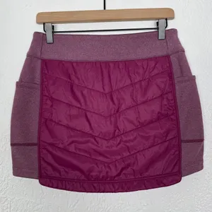 Smartwool Women's Smartloft Puffer Skirt Merino Wool Purple Size Small thumbnail 2
