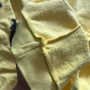Yellow Spyder Hoodie Large Like New Black Stars Cotton Small Mark Priority Ship thumbnail 5