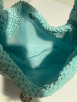 Roxy blue beach bag thumbnail 4