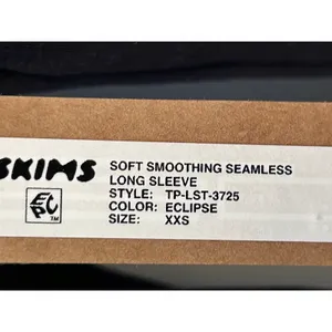 Skims Cotton Shapewear Thong Bodysuit XXS Eclipse NWT sold out thumbnail 10