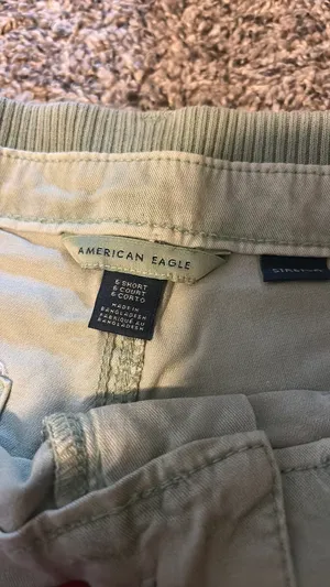 American Eagle Dreamy Drape Wide-Leg Cargo Pants thumbnail 4