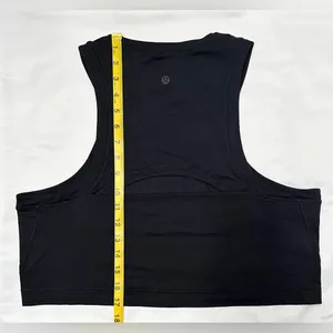 Lululemon Open-Back Cropped Training Tank Top - Black - 8 thumbnail 9
