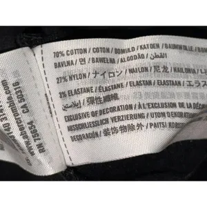 NEW Abercrombie & Fitch Black Cotton Pencil Skirt Mini Skirt Womens Size XS thumbnail 5