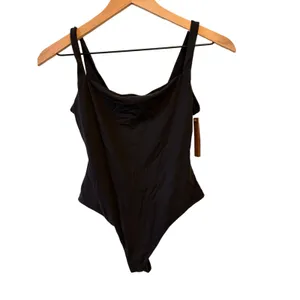 SKIMS Fits Everybody Square-neck bodysuit Onyx Medium New thumbnail 3