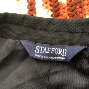 Stafford Blazer Sport Coat Jacket Blazer Suit Gold Two 2 Button thumbnail 3