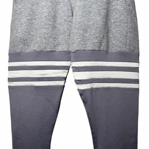 Bombshell Sportswear Perform Thigh High Leggings Women M Gray Stripe Pocket thumbnail 7