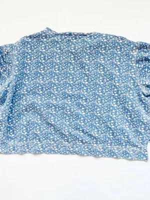 Addison Bay Lombard Crewneck Sweatshirt Courtside Blue Floral - XL thumbnail 2