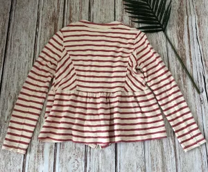 Peplum Striped Jacket Large thumbnail 4
