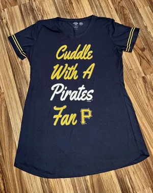 Pittsburgh Pirates Woman's Nightgown pajama dress Size‎ L Large thumbnail 1