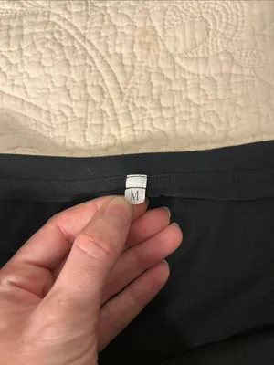 Black Pleated tennis Skirt with White Trim thumbnail 3