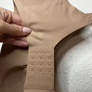 Honeylove Crossover mesh Bra in tan beige XL 38D/DD(E) thumbnail 4
