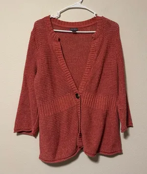 Eddie Bauer Women's Rust Cardigan thumbnail 1
